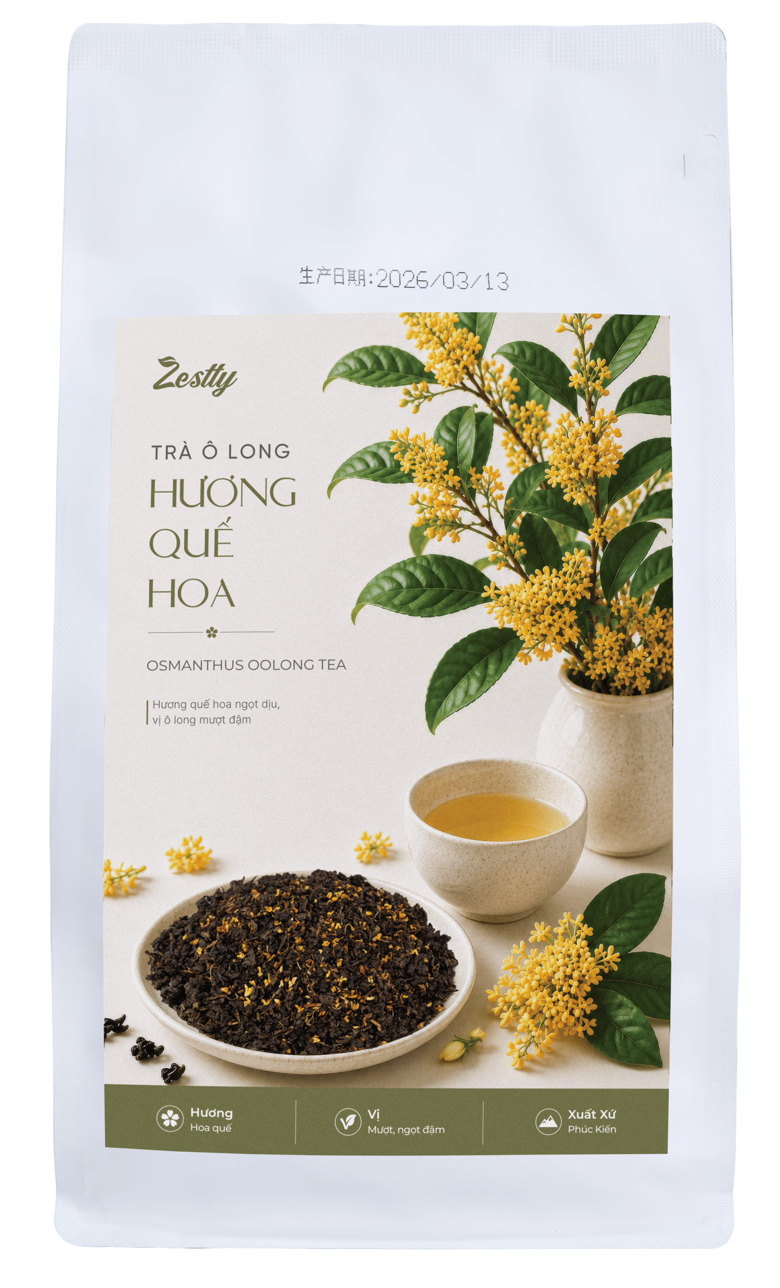 Trà Ô Long Hương Quế Hoa